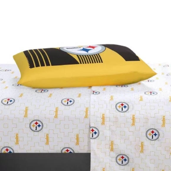 Pittsburgh Steelers NFL Bed-In-A-Bag Comforter and Sheet Set - Picture 7 of 8